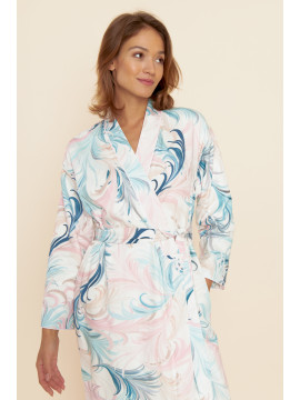 Louis Feraud Feathers Robe